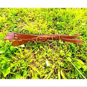 Linea Pelle Double Braided Belt